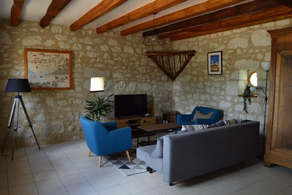 La Grange De L'Olive Villa Chinon Eksteriør bilde